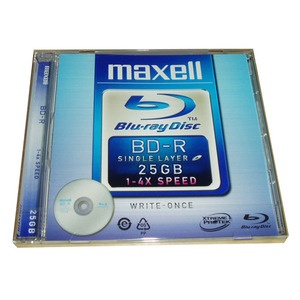 MAXELL麦克赛尔 一次性25G蓝光光盘 单片装