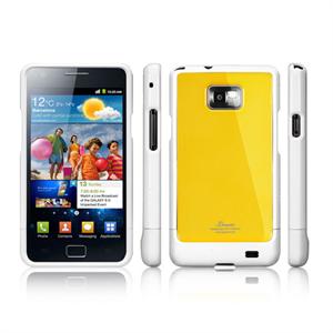 韩国SGP Linear 三星i9100 Galaxy S2彩壳 保护壳 白边黄背