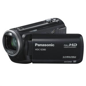 Panasonic/松下闪存式高清摄像机HDC-SD80GK 送电池