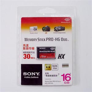 SONY索尼 MS记忆棒 16G 16GB Memory Stick PRO短棒 高速红棒