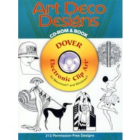 艺术装饰设计（书和光盘）/Art Deco Designs CD-ROM and Book