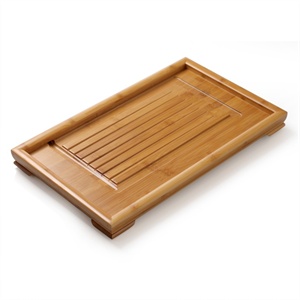 【思喜】简约茶道 茶具 孟宗竹制茶盘 排水式 小平板 CP-Z002b