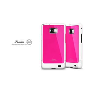 韩国SGP Linear 三星i9100 Galaxy S2保护壳 透背彩壳 玫红背白边