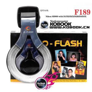 O-FLASH F189微距导光环形柔光罩 尼康SB900 D3/D3X环形闪光灯罩