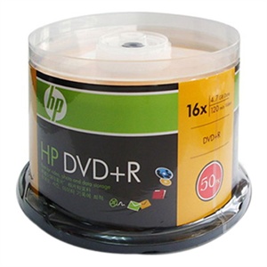 【当当自营】 HP 惠普 DVD+R 16速 4.7GB 50片桶装 刻录盘