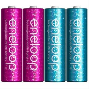三洋eneloop HR-3UTGA-C4G 亮彩1900mAh纪念版 5号充电电池