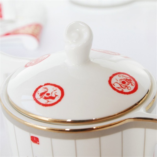 景德镇御磬陶瓷15头吉祥如意咖啡具