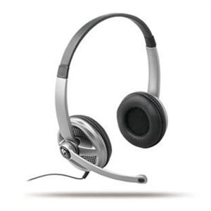 罗技（Logitech）闪亮银 耳机麦克风