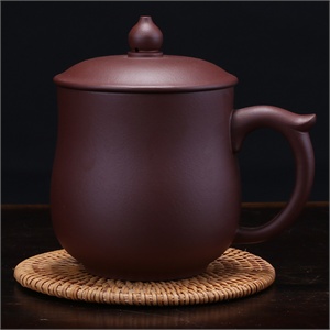 【茗臣尚品】风韵杯 *茶杯茶具 办公室水杯 460ml 原矿清水泥