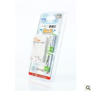 圣奇仕（sunqs） S601-AA2700 迷你充电器 含两节电池