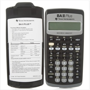 TI BAII PLUS 美国德州仪器金融计算器--理财规划师考试专用