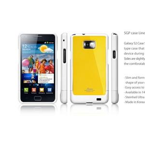 特价韩国SGP Linear 三星i9100 Galaxy S2保护壳 彩壳 白边黄背
