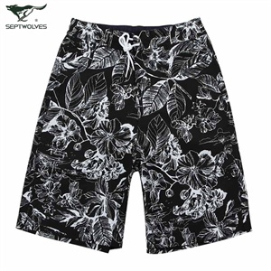 七匹狼休闲裤 休闲沙滩裤 舒适休闲 精品男装 111040404033-001