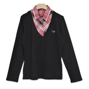 【品牌直供】威鹏专柜正品㊣威鹏专柜正品 黑色衬领 女针织长袖024302 原价338