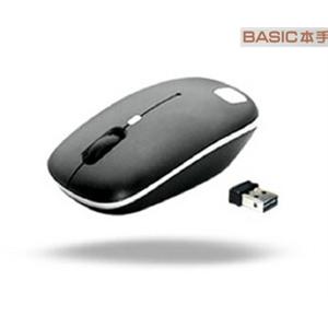 本手basic 2088 无线鼠标 速度可调 迷你变速鼠标 10米有效