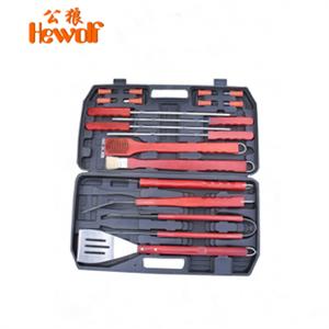 王道 公狼户外烧烤用具烧烤用品烧烤工具套装18件套1320
