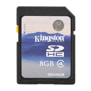 金士顿 SD卡 8G 存储卡 8GB SDHC class4 高速内存卡