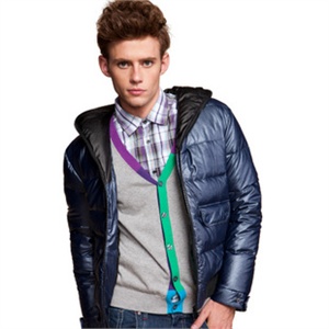SPORTICA 斯波帝卡2011秋冬新品 男士个性连帽羽绒服