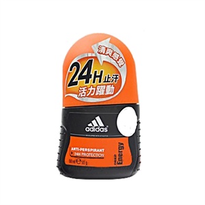 货到付款 adidas 阿迪达斯 男士止汗滚珠50ml 走珠香体液-能量