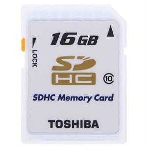 东芝 TOSHIBA SD16G SDHC CLASS 10 16GB 白卡 相机卡