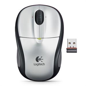 罗技（Logitech）M305 笔记本型无线光学鼠标 银色