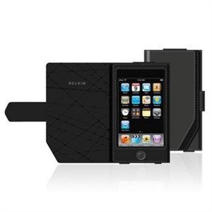 贝尔金 ipod touch2 3代富丽翻盖皮套(黑色)