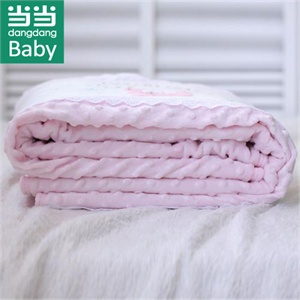 dangdang baby 超柔泡泡空调被 DEBWA9502 粉色 150*120cm