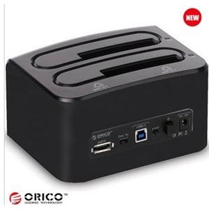 orico 8628sus3-c双硬盘座/硬盘盒usb3.0+eSATA 支持脱机对拷