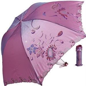 2012年新款 天堂伞 防紫外线 防晒 晴雨伞 3343E情有独钟 8号粉