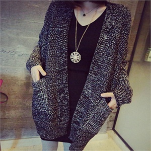 <em>2015秋冬</em>加大<em>外套</em>雪花粗线<em>毛衣</em> 新款<em>韩版</em>大码