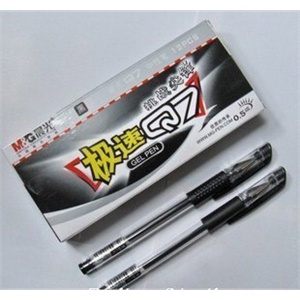 晨光 签字笔 水笔 极速挑战尖锋Q7 黑色 0.5mm 12支一装