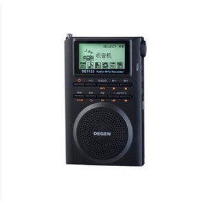 Degen德劲 全波段收音机 DE1125 2011年新款 4G内存 支持MP3
