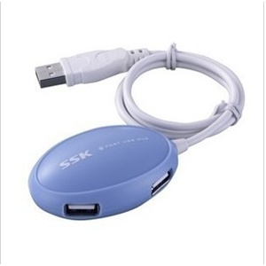 飚王/SSK 飞梭HUB SHU-017 USB HUB 4口USB集线器 可带硬盘