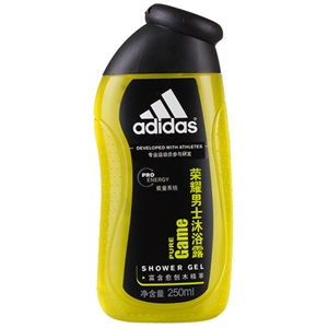阿迪达斯 男士活力沐浴露-荣耀 250ml