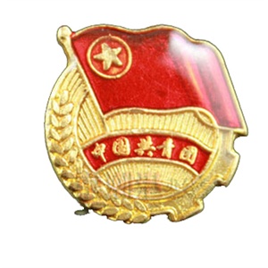 团徽 蝴蝶扣 团徽胸针 胸徽 勋章 共青团团徽 徽章