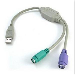 U转P转接头-键盘鼠标USB转PS/2接口 PS2转USB接口 转接线BFZ