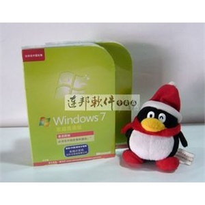正版 Windows 7中文家庭普通版 彩包