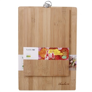 双枪竹砧板ZB3806 2块装38*26.5*1.6cm+30*20*1.2cm