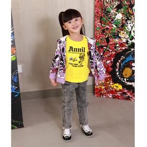 Annil安奈儿--童装官方正品10秋装女童针织外套AG035323