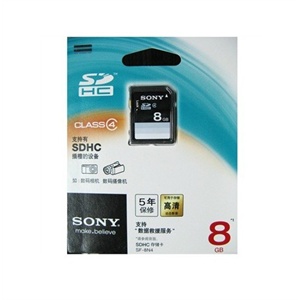 索尼 SD卡 SONY SDHC 8G CLASS4 SD 8G 相机内存卡 SF-8N4