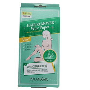 露兰姬娜 脱毛蜡纸（绿茶香型型）送清蜡湿巾+修复乳 4763