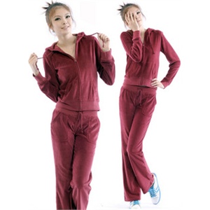 星琦舞天鹅绒 女装2011秋装韩版新款运动服休闲套装XQW运动套装