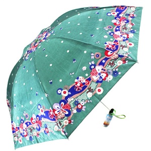 天堂伞 308T花色丁 韩版钢骨防紫外线遮阳伞 晴雨伞 花伞