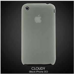 香港直购more iPhone 3G/3GS彩虹半透 硅胶套 透明灰