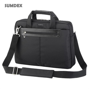 美国森泰斯(SUMDEX)12.1&13寸经典复刻电脑包PON-491，经典黑