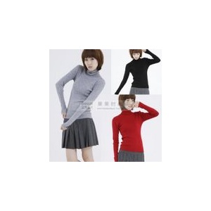 正品 鄂尔多斯健康原料女士紧身显瘦保暖百搭羊绒衫 打底衫
