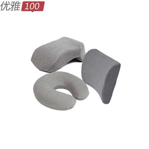 优雅100Toscaso办公室减压三件套慢回弹记忆棉疗办公室午睡枕