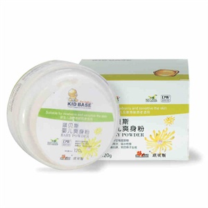 琪贝斯 痱子粉 120g/盒