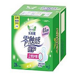 Laurier乐而雅 超丝薄倍护日用护翼卫生巾28p