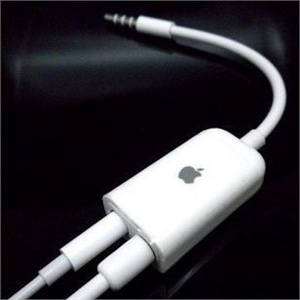 苹果 apple ipod 耳机分频线 耳机分线器 情侣 耳机1分2